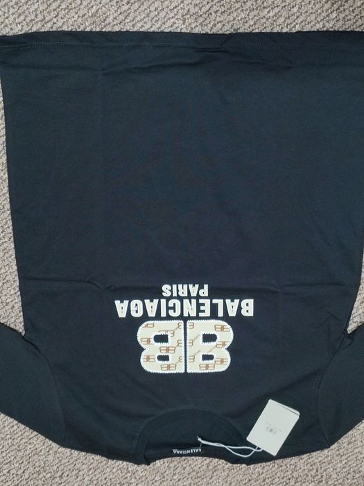 T-shirt męski rozmiar XXL nowy czarny Balenciaga