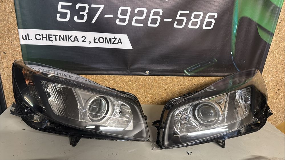 Reflektory BI xenon komplet opel INSIGNIA lampa lewa prawa przednie