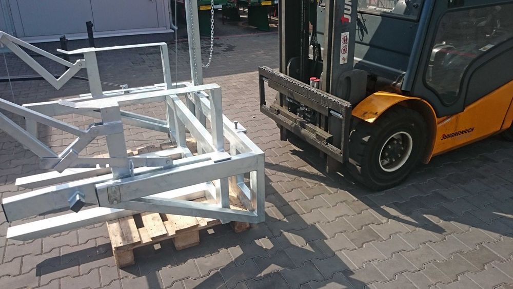 Wywrotnica do skrzyń WMA-115 KRÓLIK  l  obrotnica do wózka widłowego