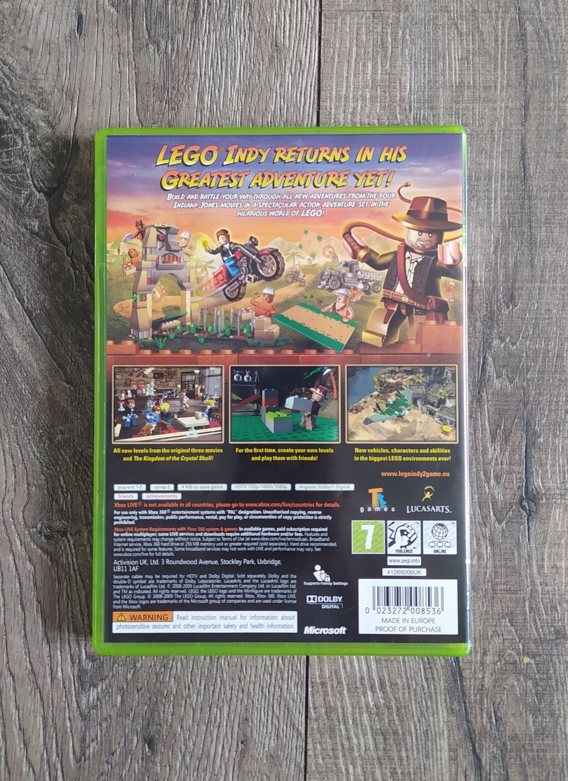 Gra Xbox 360 Lego Indiana Jones 2