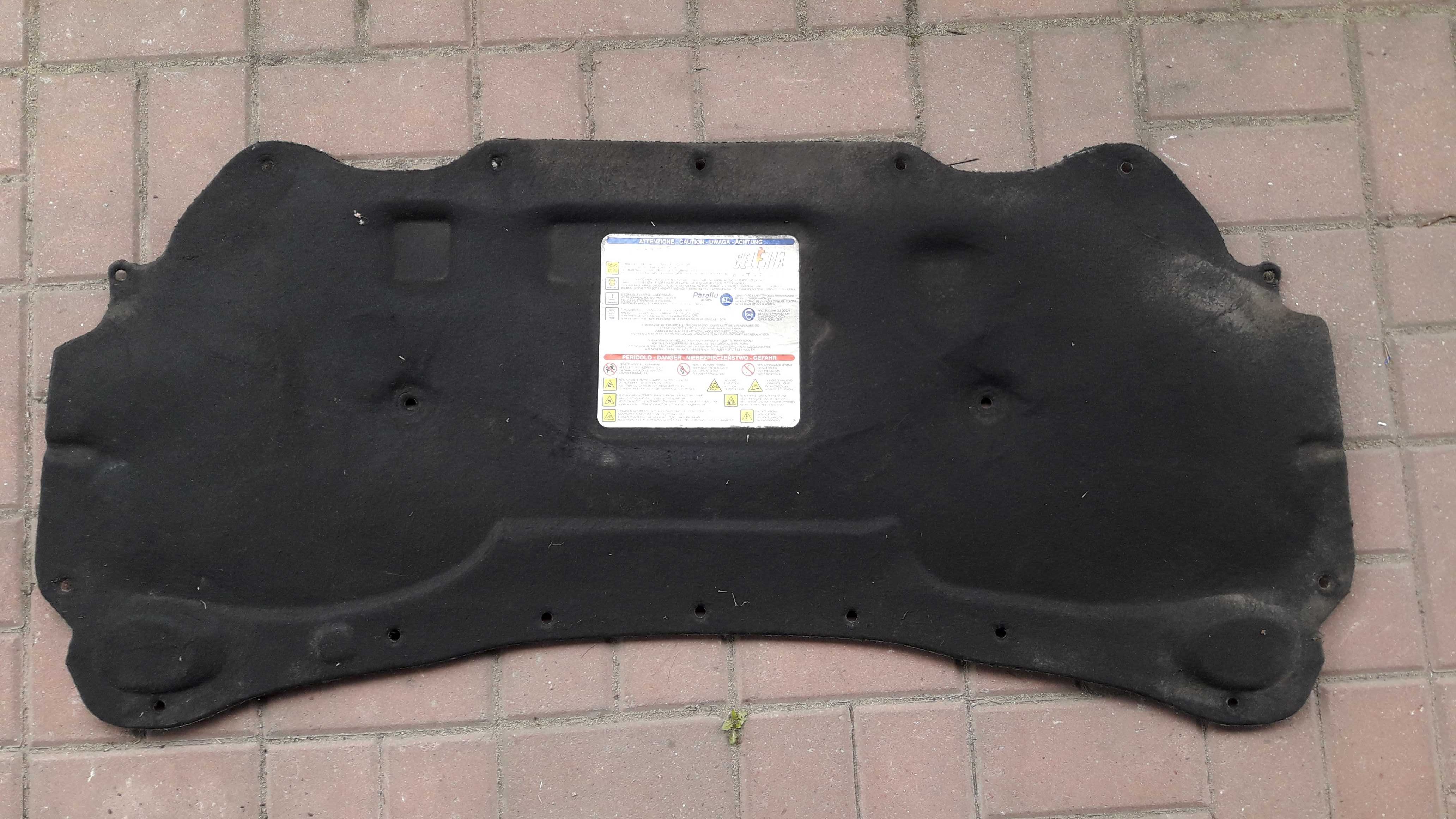 Wyciszenie wykładzina maski Fiat Panda II pasuje od 03 do 12 r.