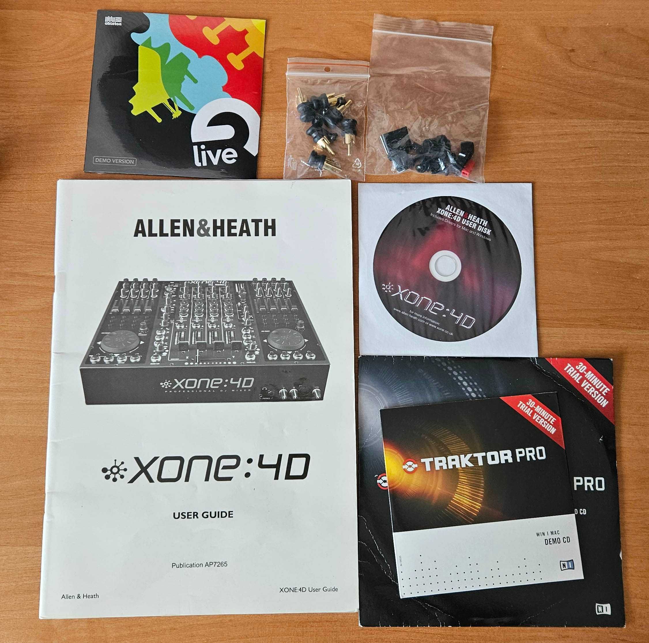 Mixer Kontroler ALLEN & HEATH Xone:4D, Case, torba, Traktor Scratch