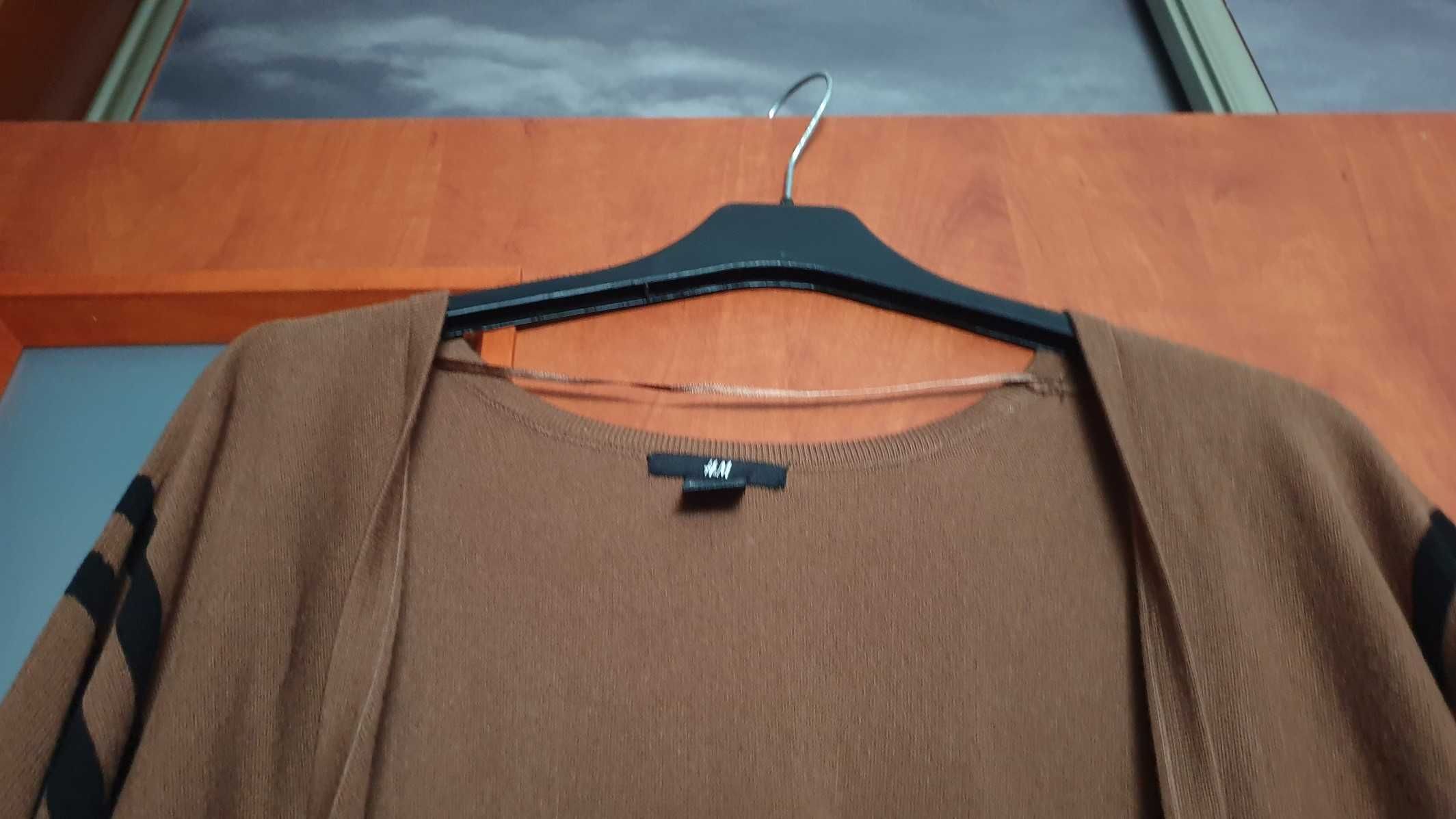 H&M PONCZO Sweter damski ONE SIZE Boho