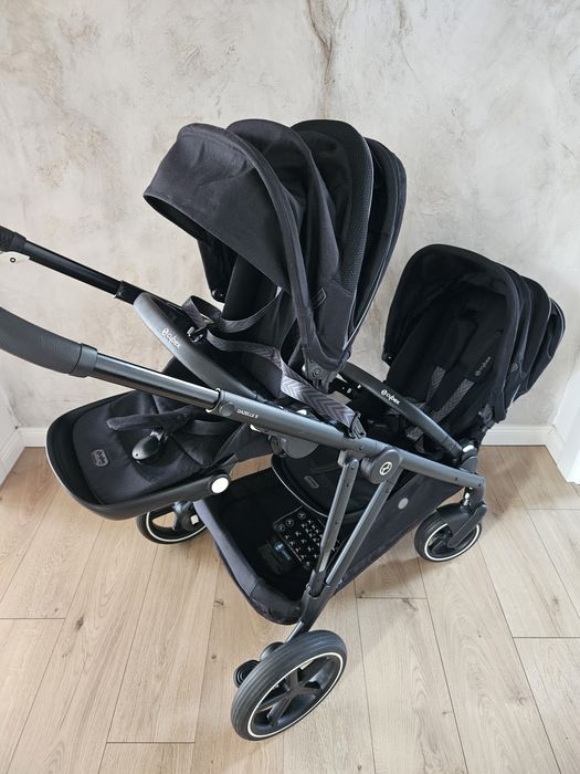 Wózek Cybex Gazelle S, podwójny/rok po roku, gondola + 2 siedziska