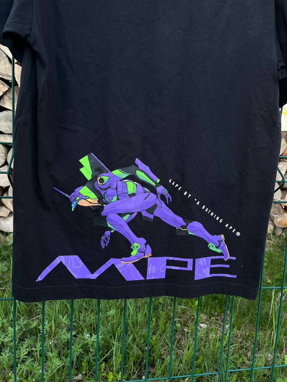 Футболка Aape(Bape) x Evangelion EVAracing