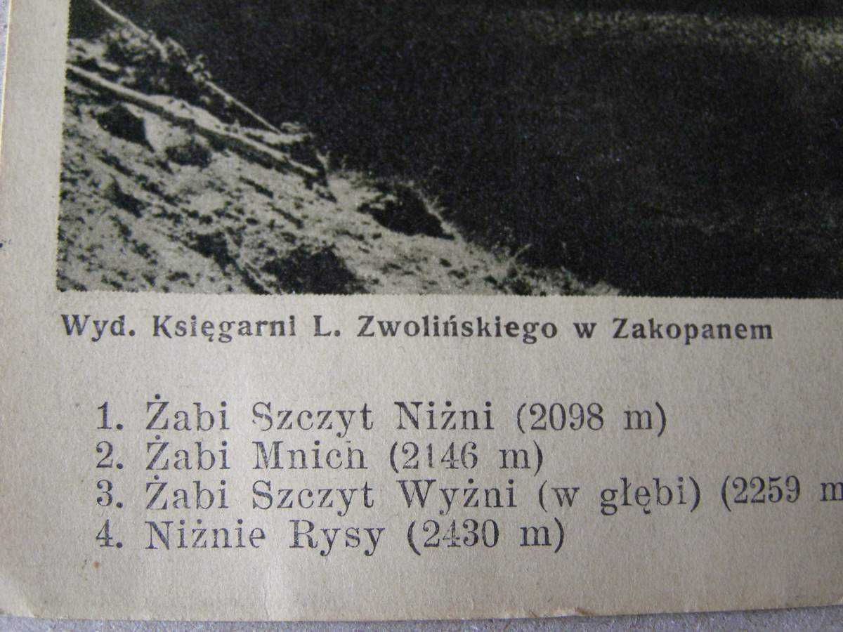 Tatry - Morskie Oko -L.Zwoliński Zakopane l.30