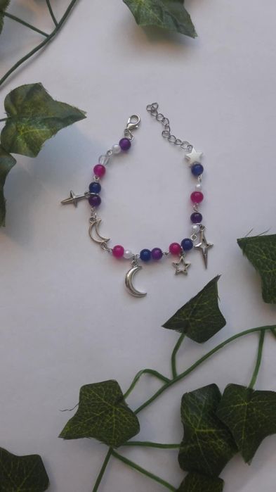 Bransoletka z gwiazdą i księżycem