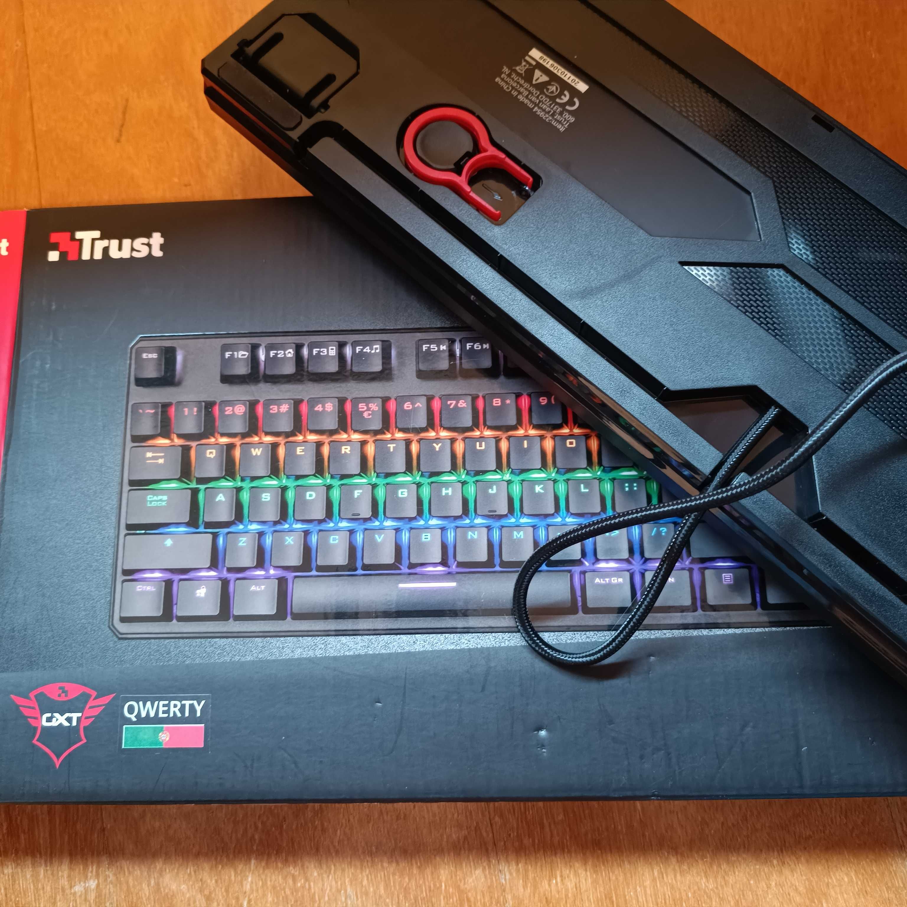 Teclado mecânico Trust GXT 865 Asta PT