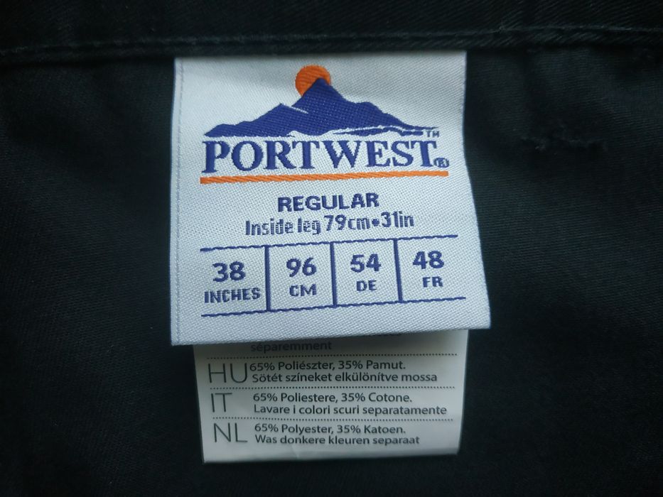 Трекинговые тактические рабочие штаны карго Portwest W38 L32