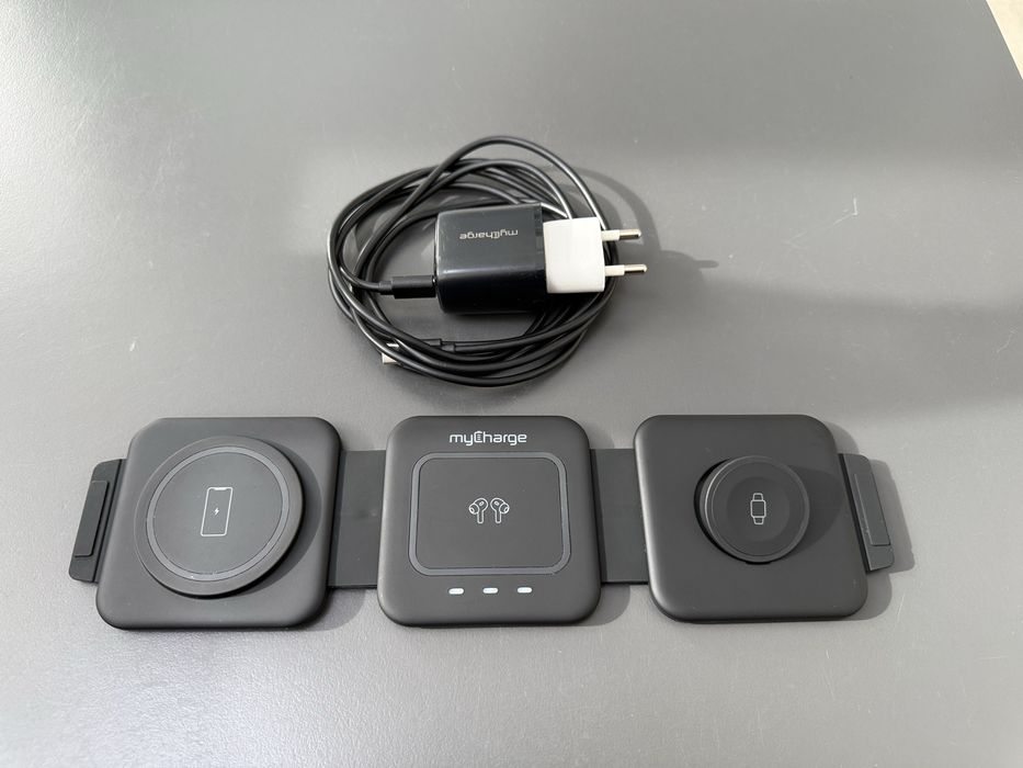 Бездротова зарядна станція myCharge 3 в 1
