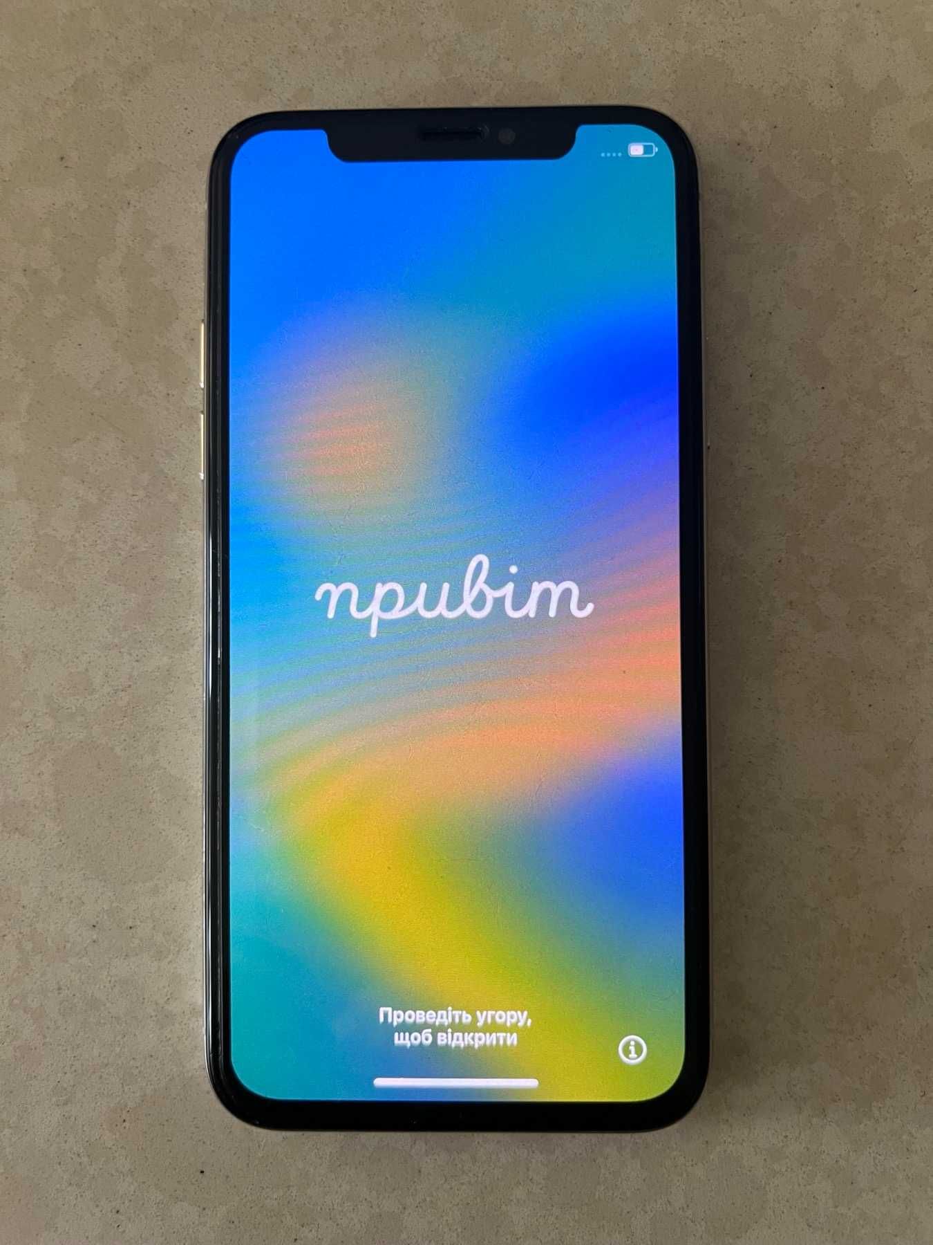 iPhone X 64 gb + чохол + оригінальна коробка