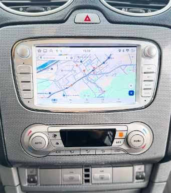 Rádio Android 15 Ford Focus S-Max Mondeo Galaxy 6/128GB Carplay GPS