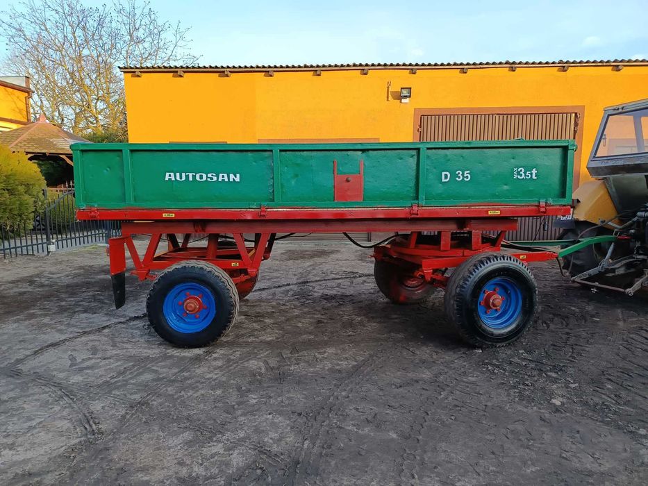 Przyczepa wywrotka 3.5 tonowa,d-35 ,transport