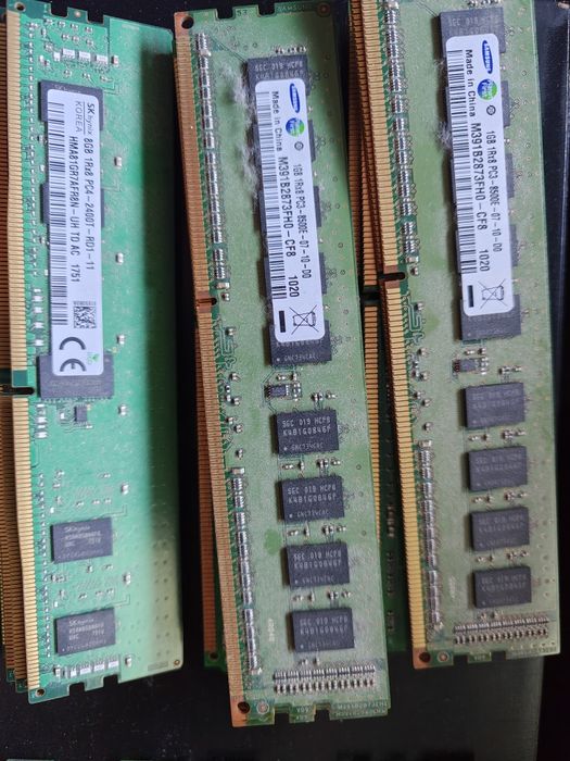 Pamięć ram 512mb, 1gb, 8gb