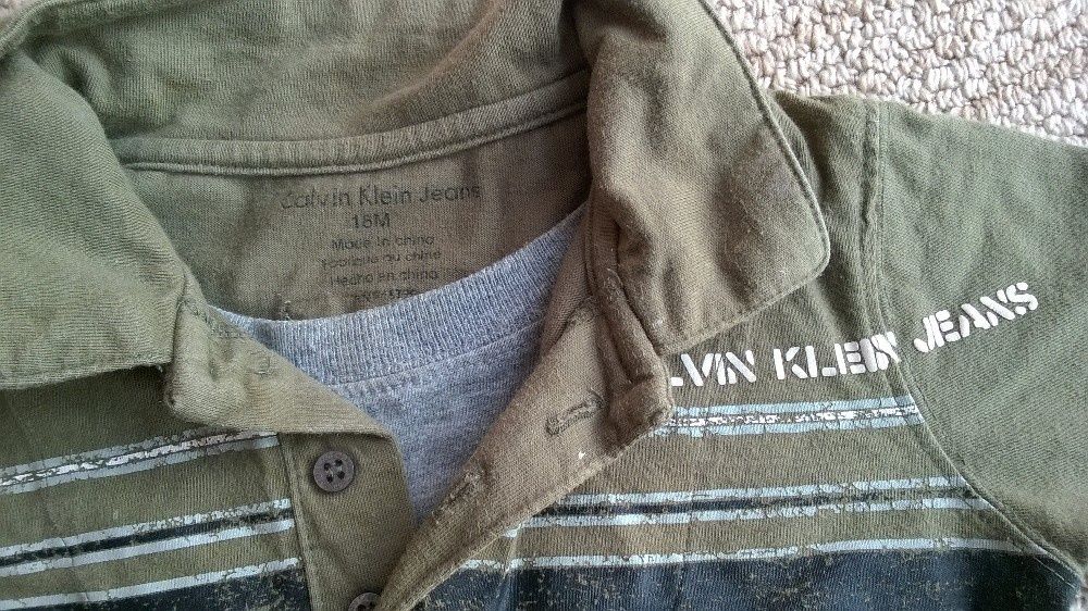 longsleeve Calvin Klein, 18 m, khaki