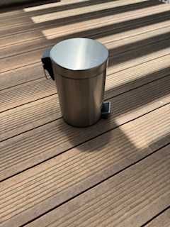 Caixote de lixo , inox, 3 l