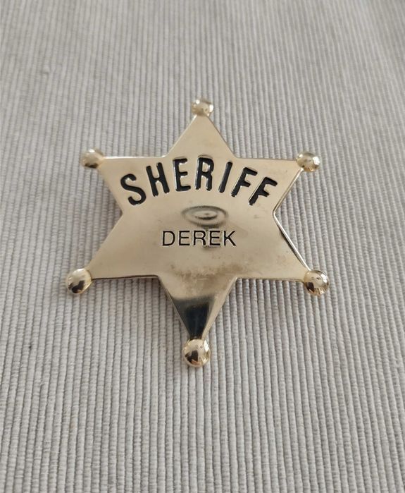 Gwiazda szeryfa kolor złoty