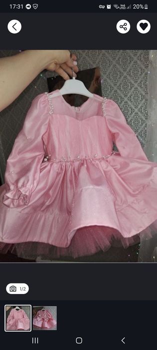 Продам дуже красиву сукню на рочок,для маленької красуні.