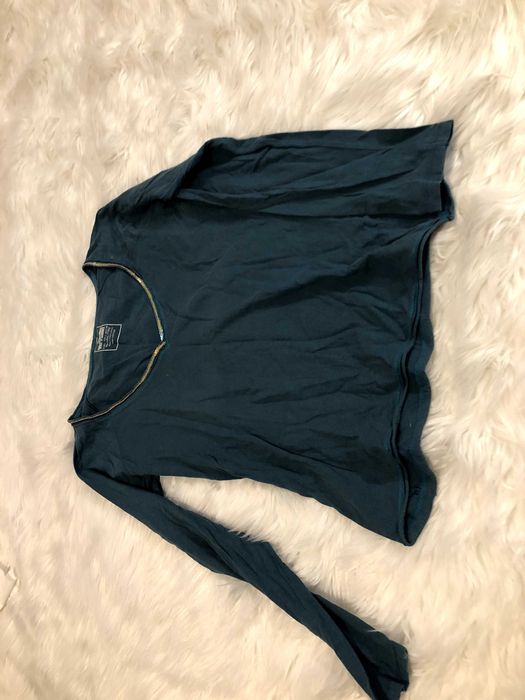 camisola tamanho m azul petroleo