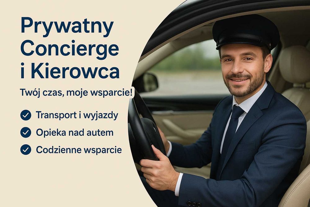 Prywatny Concierge i Kierowca – Twój czas, moje wsparcie!