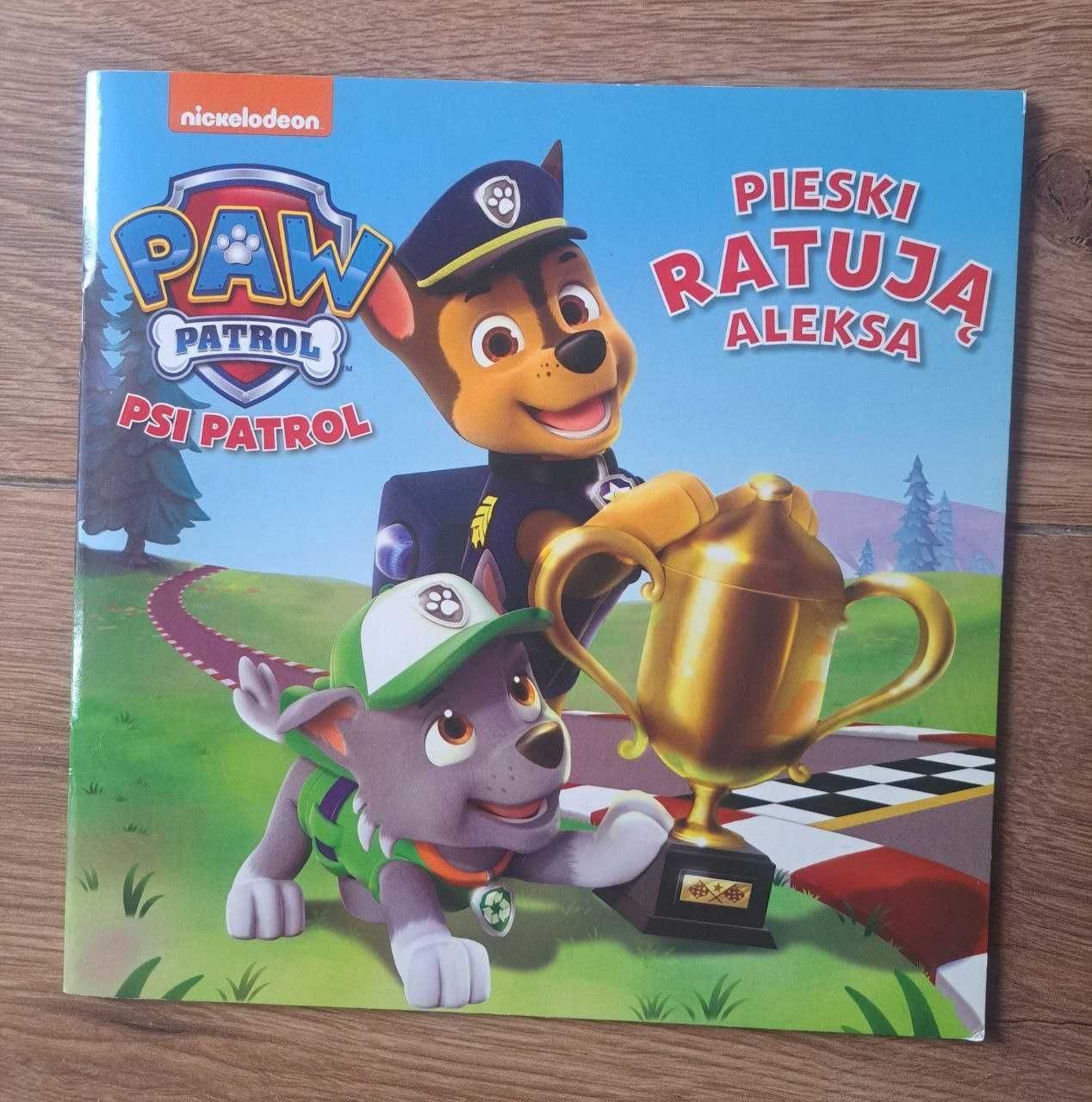 Psi Patrol Pieski ratują Aleksa. Książka + puzzle