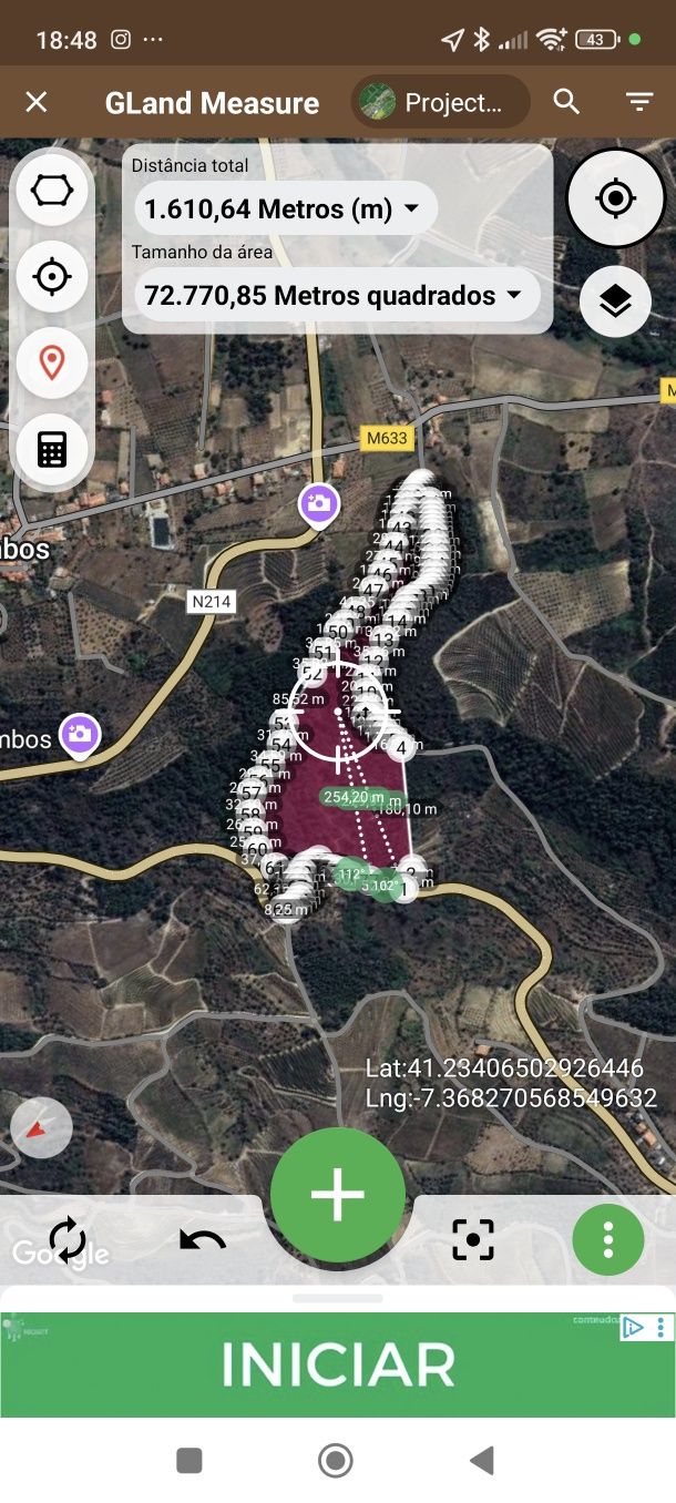 Terreno com 72770m