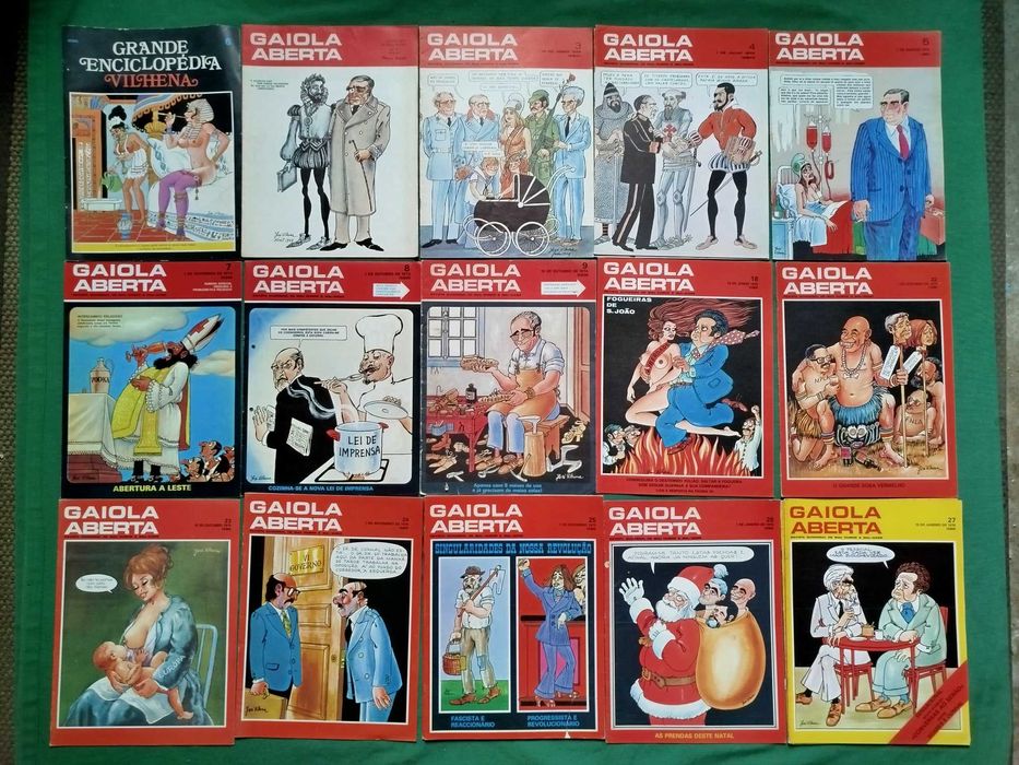 Revistas GAIOLA ABERTA de José Vilhena