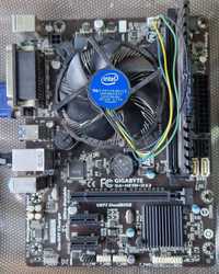 Gigabyte ga h81m ds2   + intel Pentium g3250 3.2 Ghz + 8 Gb DDR3