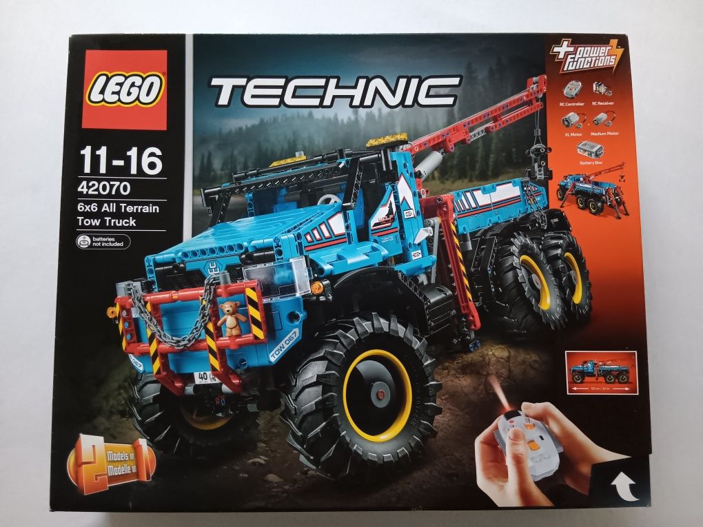 Nieotwarte Lego Technic 42070 Terenowy Holownik 6x6