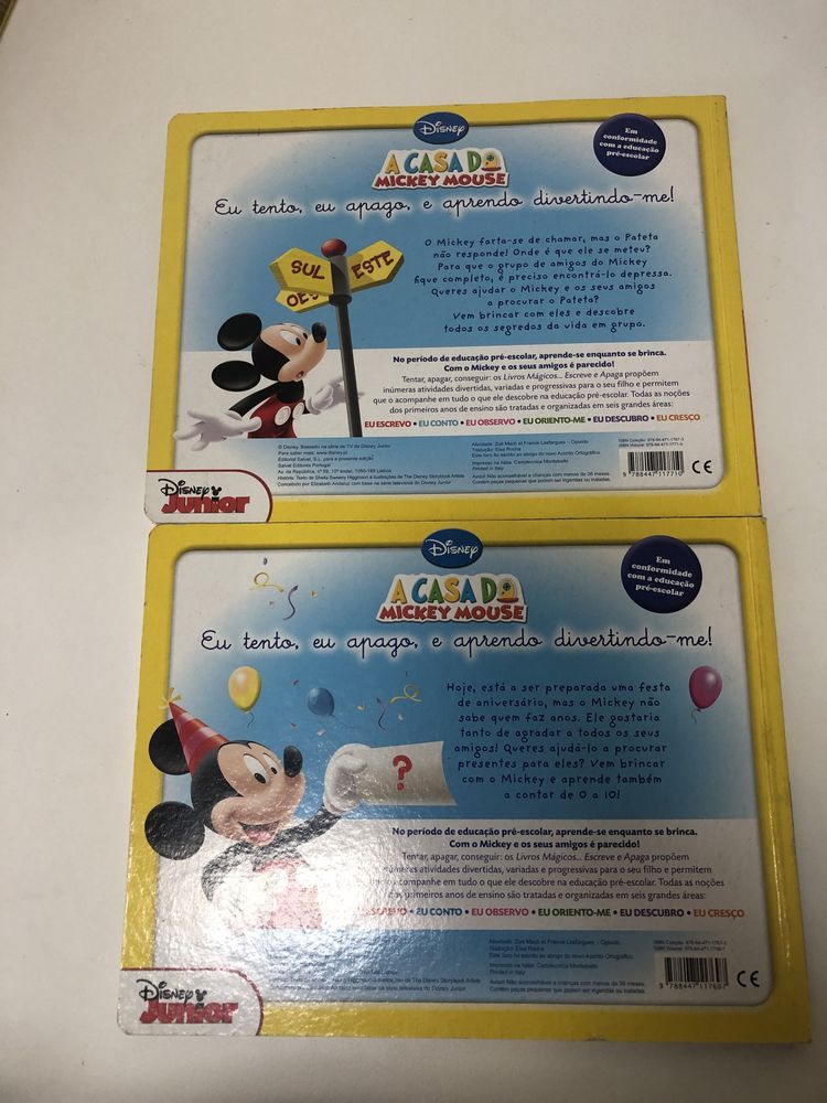 Livros mágicos Mickey