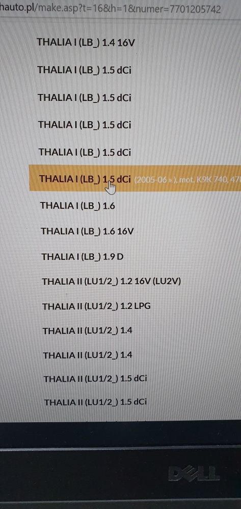 Pompa hamulcowa renault clio II thalia II nowa NK pod abs