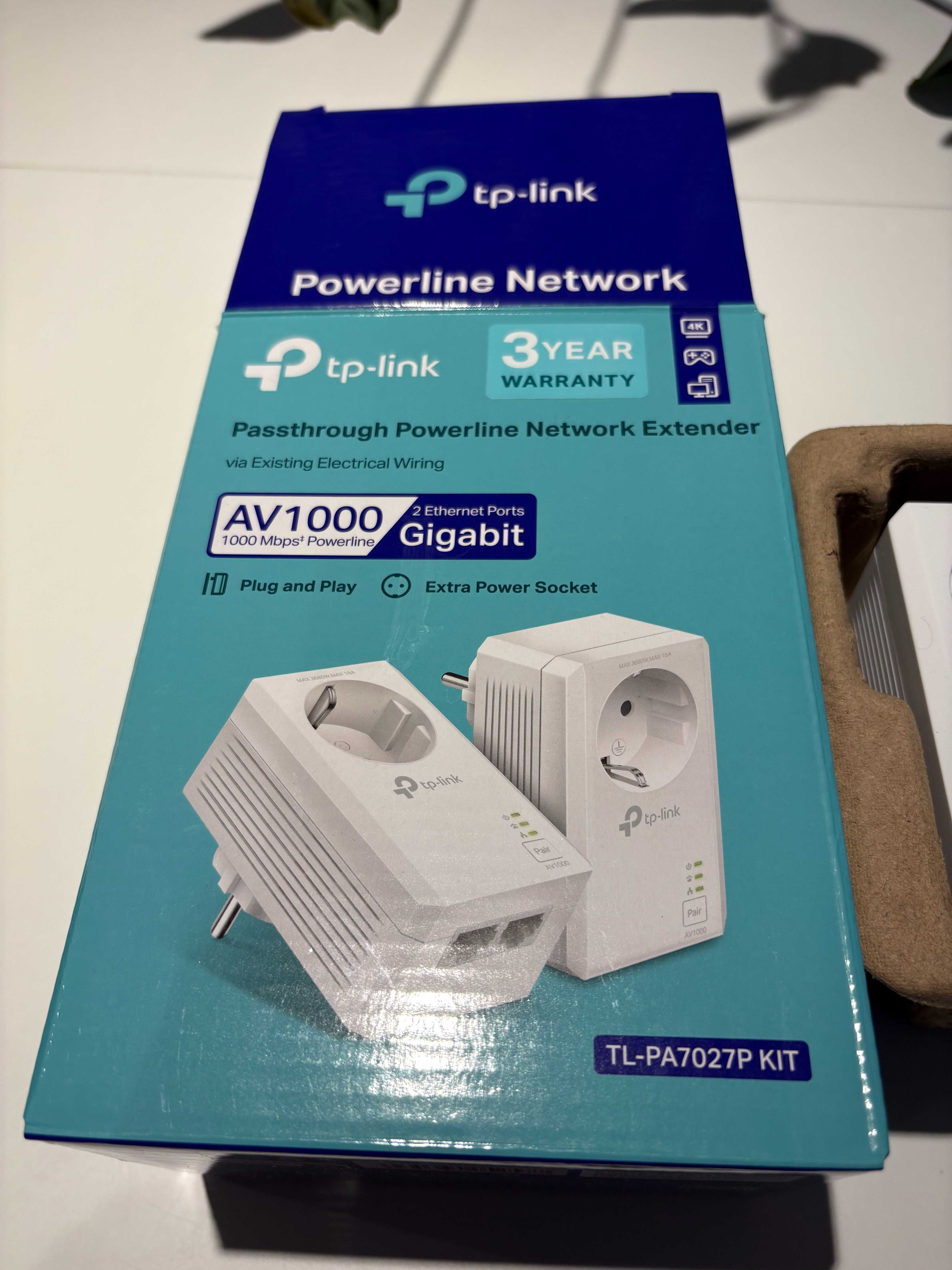 Wybitny Adapter powerline TP-Link TL-PA7017P KIT 2 szt. 1000 Mbps