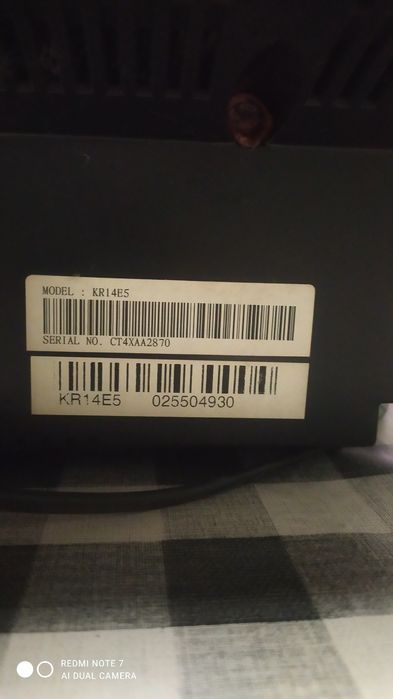 Телевизор DAEWOO модель:KR14E5.