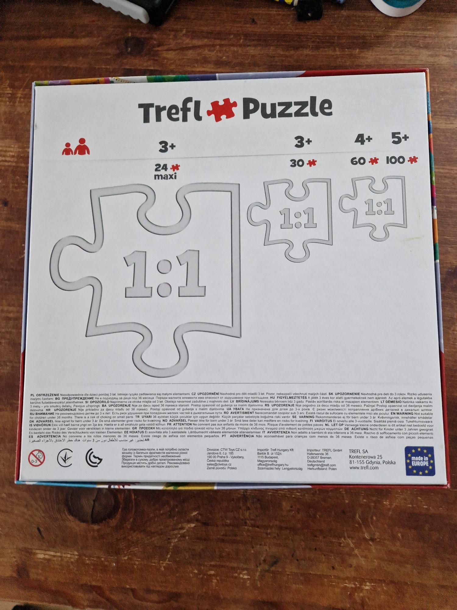 Puzzle Trefl 4 w 1 Lama