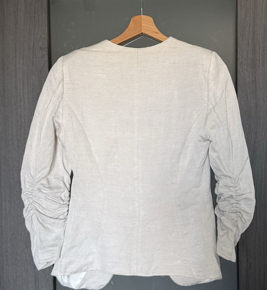 Żakiet lniany H&M, r.36