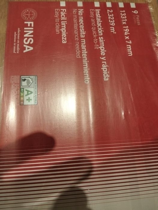 6,96 m2 pavimento  flutuante AC5