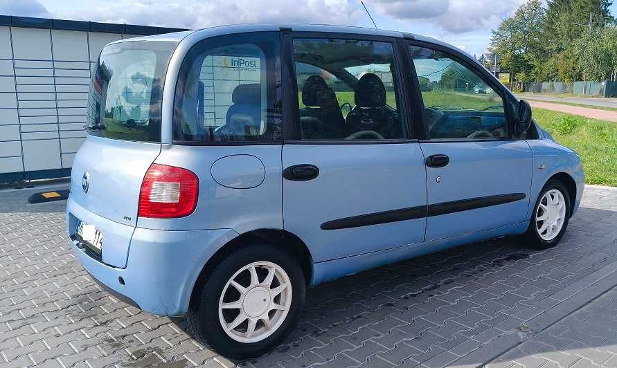 Multipla1.9JTD KLima ekonomiczne rodzinne długie opłaty OD właściciela