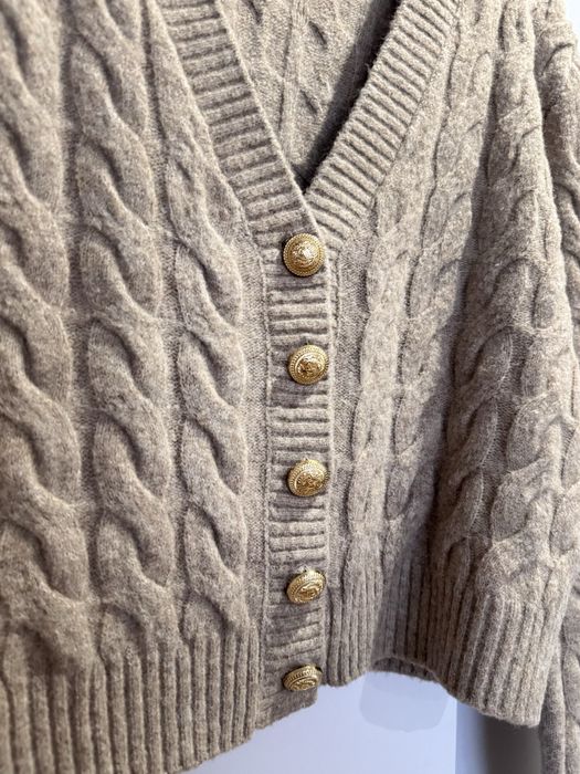 Короткий кардиган H&M бежевий