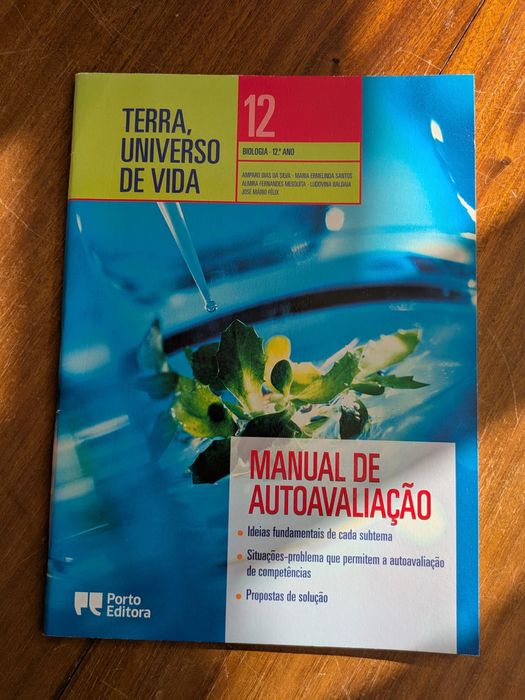Terra, Universo de Vida 12 Biologia e Geologia Manual de Autoavaliação