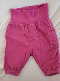 Spodnie sztruksowe dla noworodla