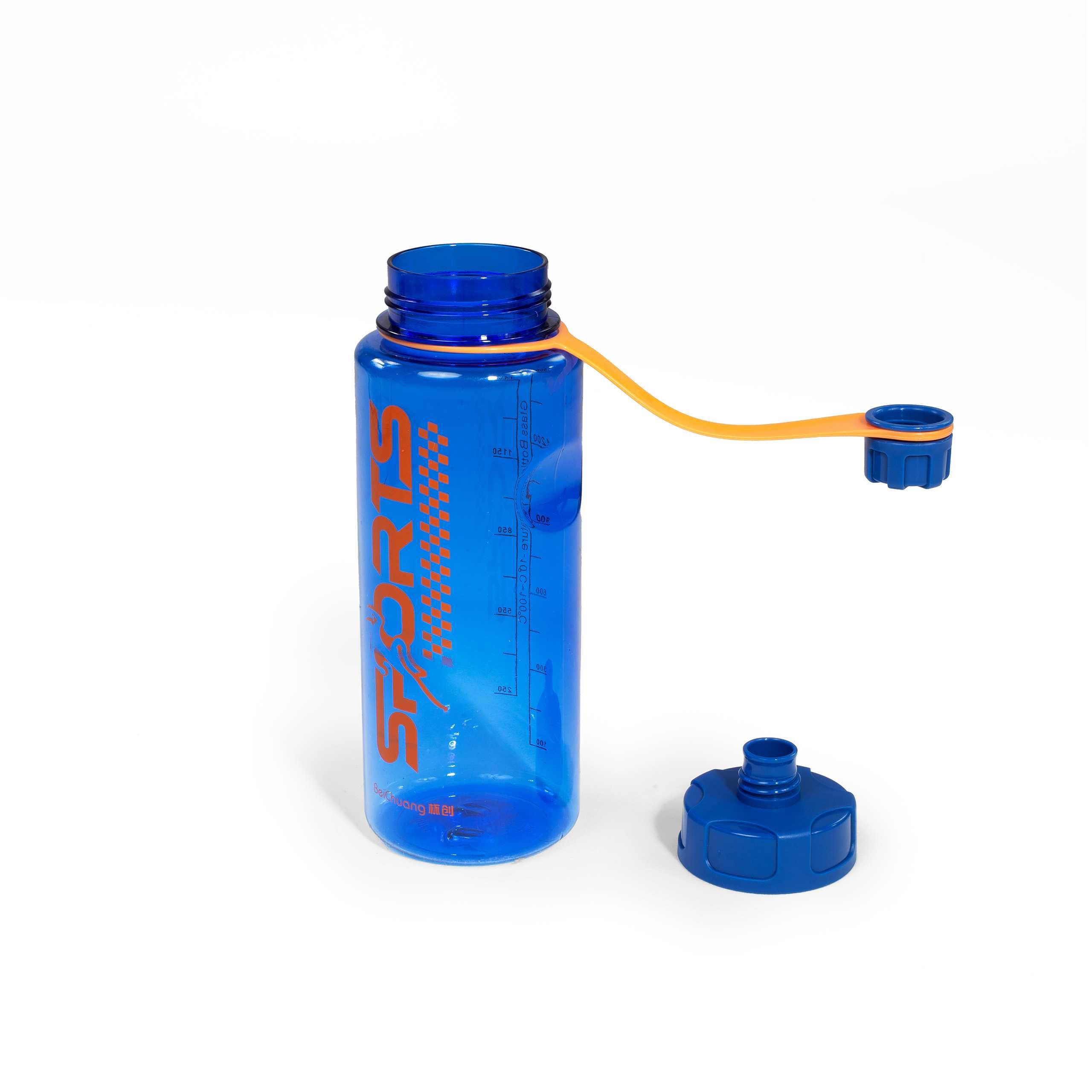 Butelka na wodę bidon na siłownię trening 1,5l niebieska WB-03
