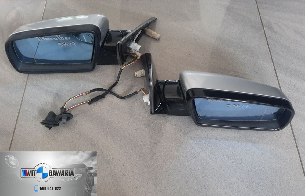Lusterko prawe oraz lewe BMW titansilber metallic