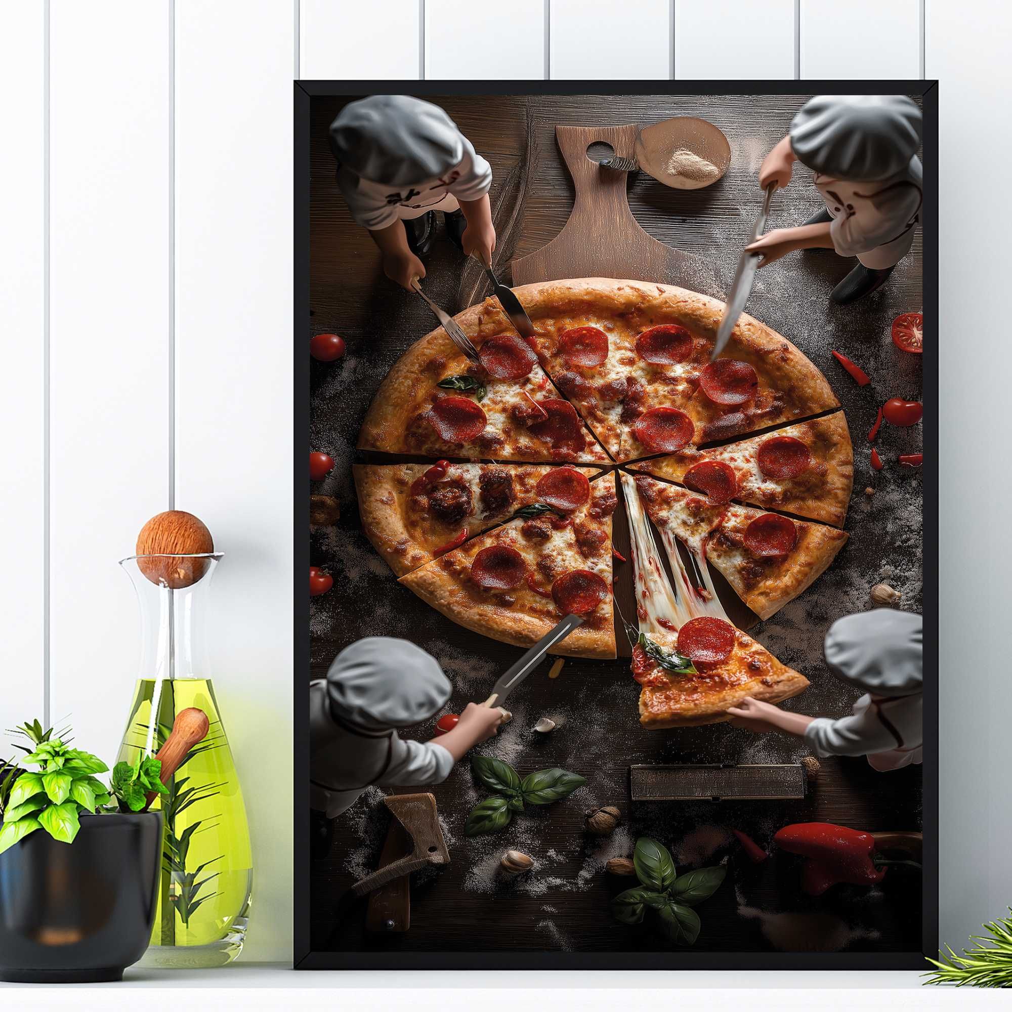 plakat pizza, plakat reklamowy pizza, obraz pizza, pizza