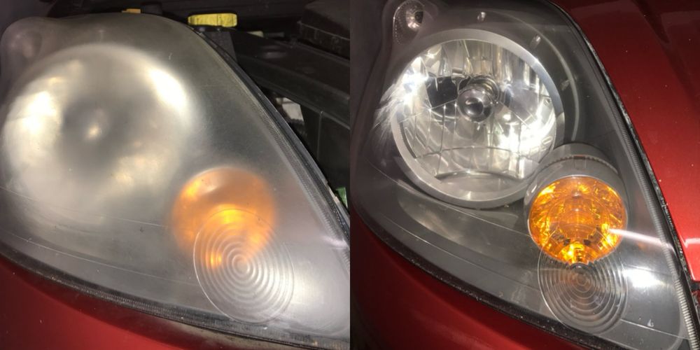 Polerowanie regeneracja reflektorów kloszy lamp dojazd gratis