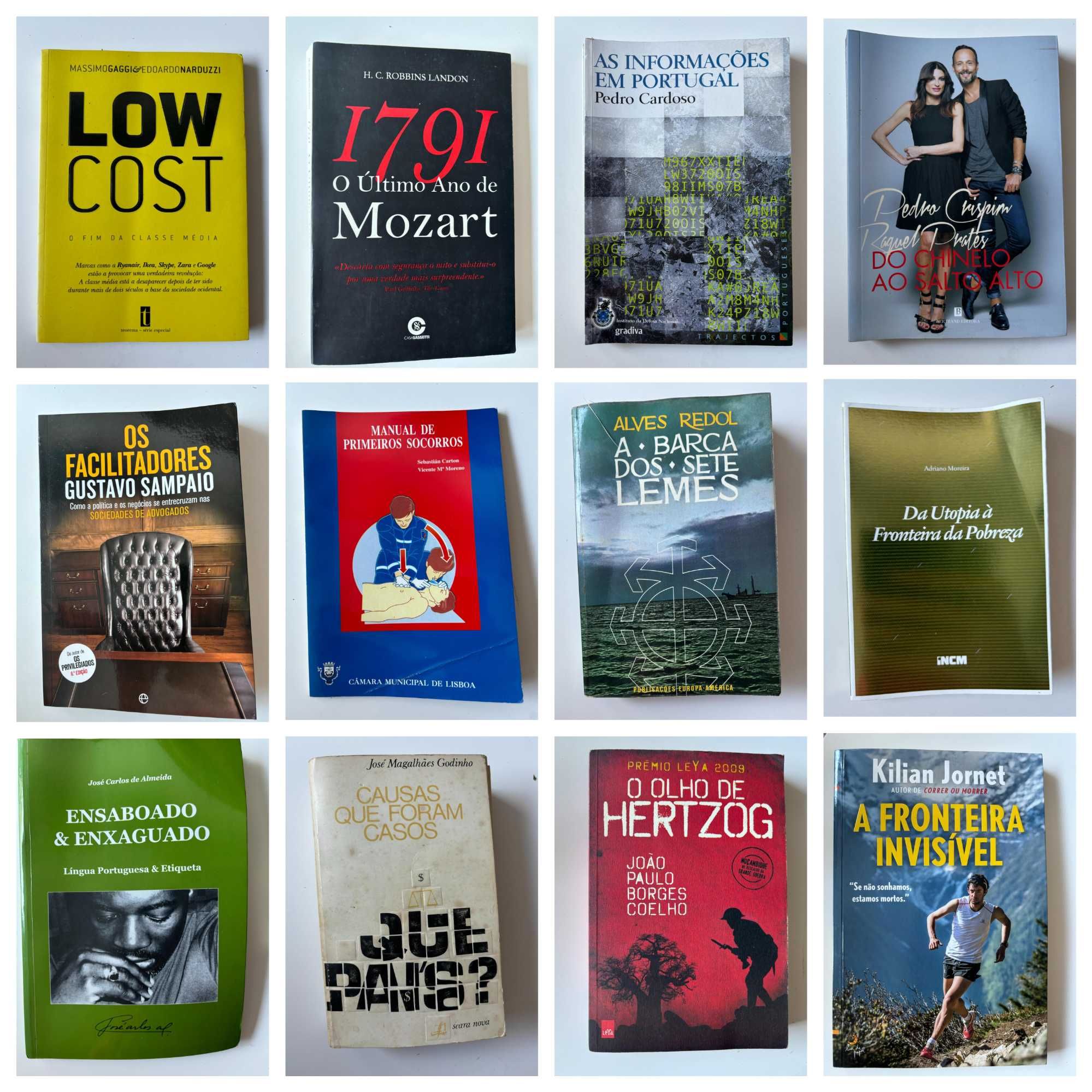 Livros Diversos – autores portugueses e estrangeiros