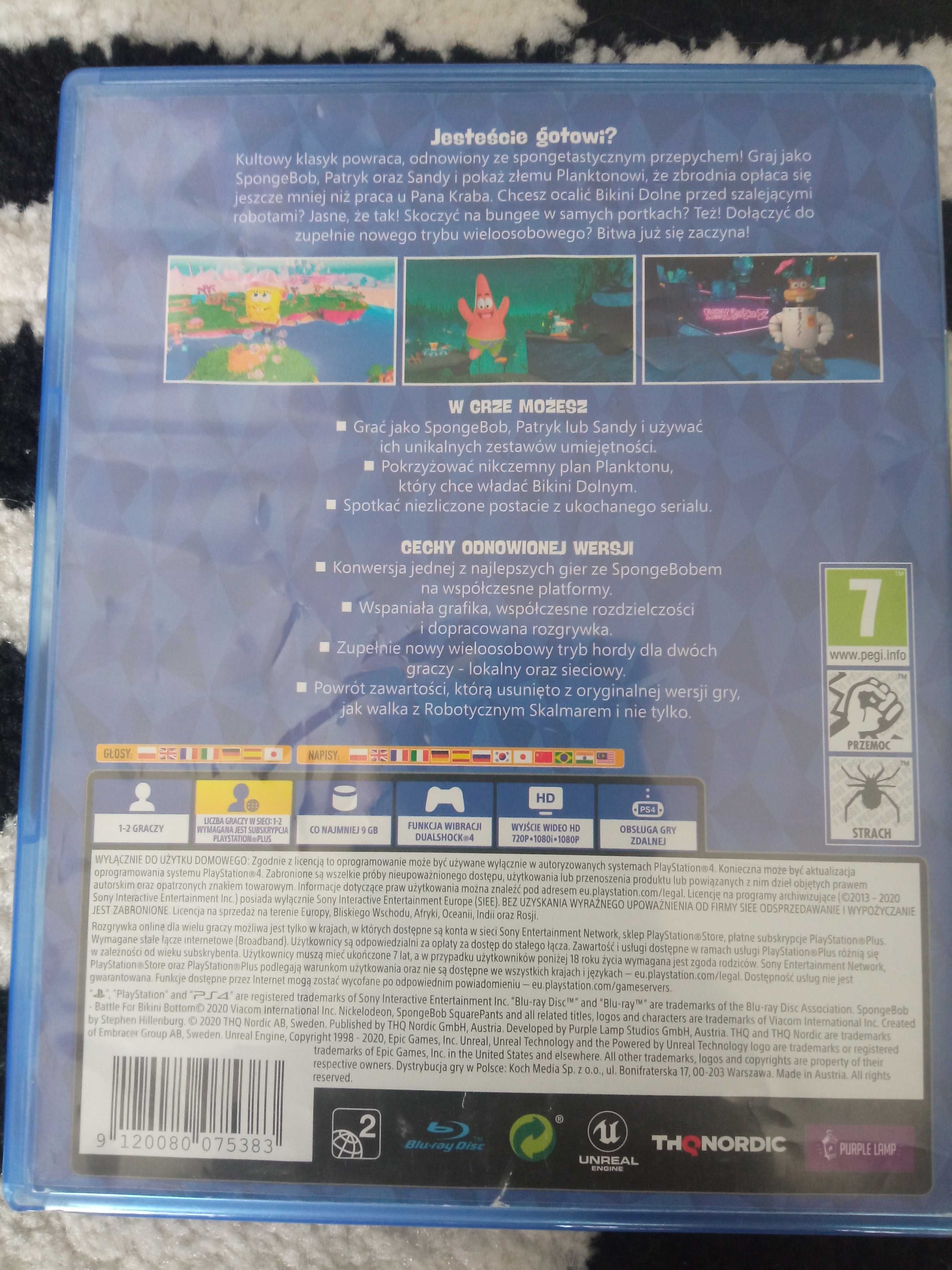 Sponge Bob Battle for Bikini Bottom Ps4