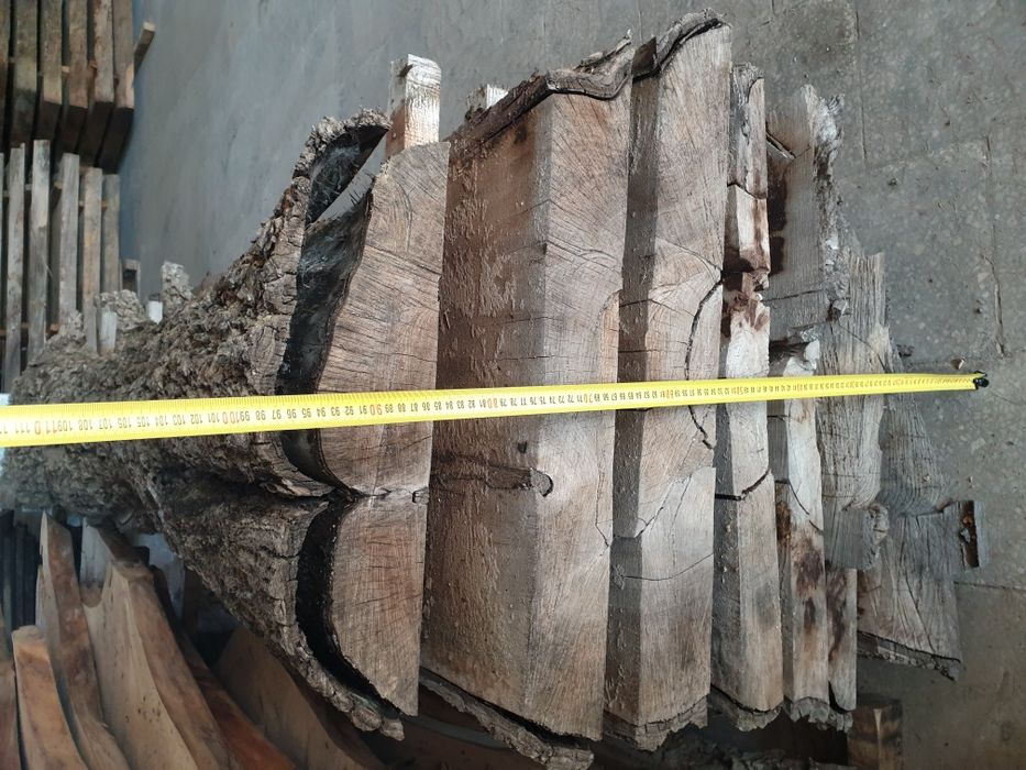 Stół drewniany dębowy lite drewno blat monolit kuchnia łazienka dąb