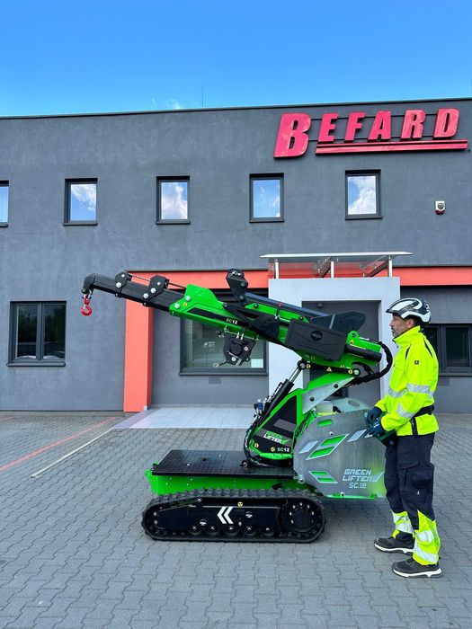 Mini żuraw Befard XM1200. Udźwig 1500 kg, Zasięg 10 m!!!