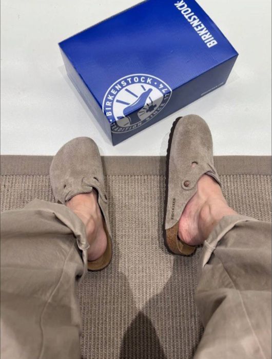 Шльопанці Birkenstock boston, біркеншток , клоги, сабо