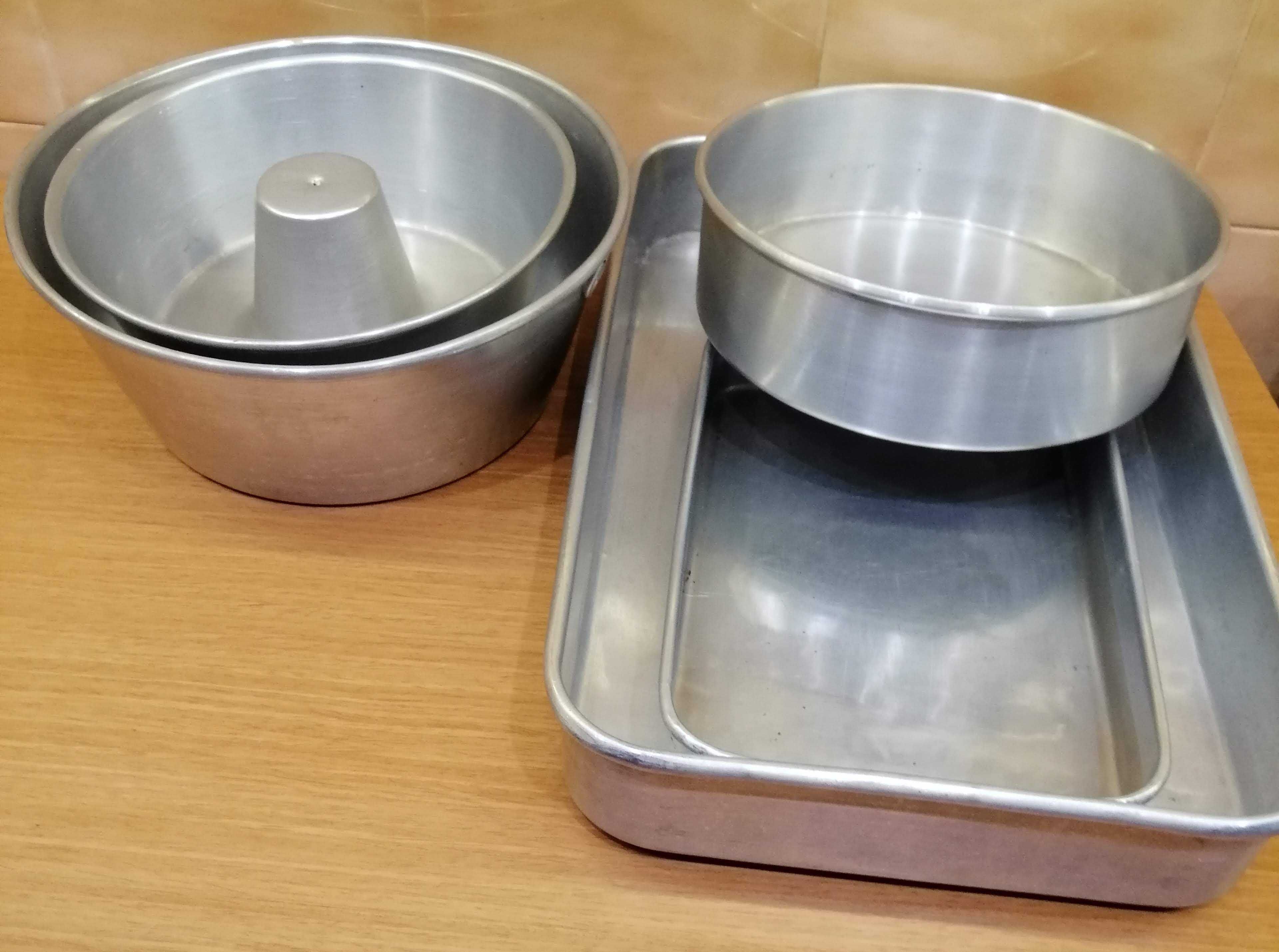 Formas para bolos e pudins,  2 tabuleiros